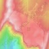 Mappa topografica Font d'Urle, altitudine, rilievo