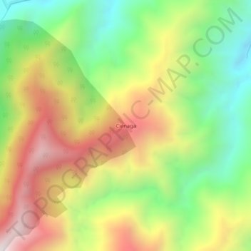 Mappa topografica Ciénaga, altitudine, rilievo