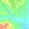 Mappa topografica La Vicaría, altitudine, rilievo