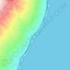 Mappa topografica Los Barrancos, altitudine, rilievo