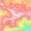 Mappa topografica Bogachiel Peak, altitudine, rilievo