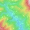 Mappa topografica Montseny, altitudine, rilievo