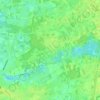 Mappa topografica Hulsen, altitudine, rilievo