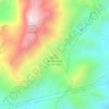 Mappa topografica Peñón del Barbero ó del Llam, altitudine, rilievo