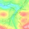 Mappa topografica Donemana, altitudine, rilievo