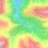Mappa topografica Naz, altitudine, rilievo