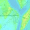 Mappa topografica Westlake, altitudine, rilievo
