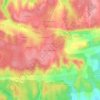 Mappa topografica Bouzigue Milleau, altitudine, rilievo