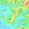 Mappa topografica Montefoscoli, altitudine, rilievo