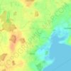 Mappa topografica Kius, altitudine, rilievo