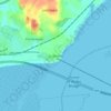 Mappa topografica Sudbrook, altitudine, rilievo
