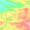 Mappa topografica Moutons, altitudine, rilievo