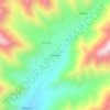 Mappa topografica Descanso, altitudine, rilievo