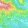 Mappa topografica Menosio, altitudine, rilievo