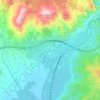 Mappa topografica Lobres, altitudine, rilievo