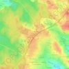 Mappa topografica La Baillée du Chêne Sec, altitudine, rilievo