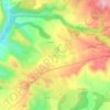 Mappa topografica Saint-Peyronis, altitudine, rilievo