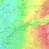 Mappa topografica Cara, altitudine, rilievo