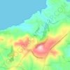 Mappa topografica Ubiarco, altitudine, rilievo