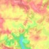 Mappa topografica Le Portz, altitudine, rilievo