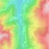 Mappa topografica Les Varcins, altitudine, rilievo