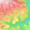 Mappa topografica Segalen, altitudine, rilievo