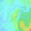 Mappa topografica Mount Sipit Ulang, altitudine, rilievo