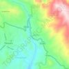 Mappa topografica Ichupampa, altitudine, rilievo