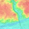 Mappa topografica Le Château de la Plaine, altitudine, rilievo