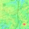 Mappa topografica Country Club Estates, altitudine, rilievo