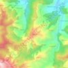 Mappa topografica Baghar, altitudine, rilievo