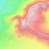 Mappa topografica Wildstrubel, altitudine, rilievo