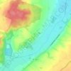 Mappa topografica Bassow, altitudine, rilievo