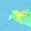 Mappa topografica Minas de San Juan, altitudine, rilievo