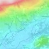 Mappa topografica Queenzieburn, altitudine, rilievo
