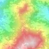 Mappa topografica Cerro, altitudine, rilievo