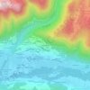 Mappa topografica Vers le Mont, altitudine, rilievo
