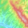 Mappa topografica Pomonte, altitudine, rilievo
