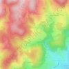 Mappa topografica Aymard, altitudine, rilievo