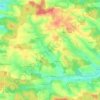 Mappa topografica Hain, altitudine, rilievo