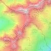 Mappa topografica Aiguilles Crochues/Sommet S, altitudine, rilievo