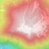 Mappa topografica Campon d'Avena, altitudine, rilievo