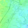 Mappa topografica Cagamutan Norte, altitudine, rilievo