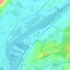 Mappa topografica Plainsville, altitudine, rilievo