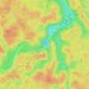 Mappa topografica Thunder Falls, altitudine, rilievo