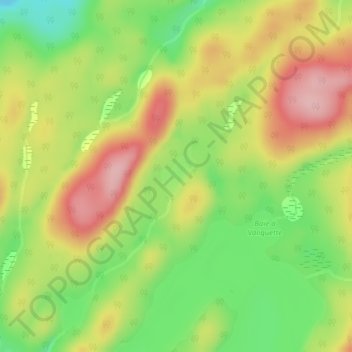 Mappa topografica Lac Duffy, altitudine, rilievo