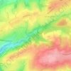 Mappa topografica Belle Fontaine, altitudine, rilievo