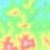 Mappa topografica Mount Well, altitudine, rilievo