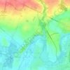 Mappa topografica La Tiffardière, altitudine, rilievo