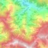 Mappa topografica Pasta Malla, altitudine, rilievo